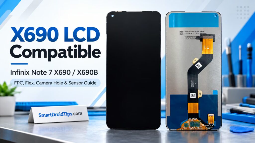 X690 LCD Compatible – Infinix Note 7 FPC & Repair Guide